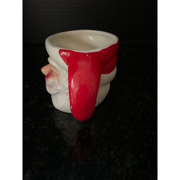 Vintage 2.75" Ceramic  Santa Claus Christmas Mug Cup Japan - Picture 2 of 7